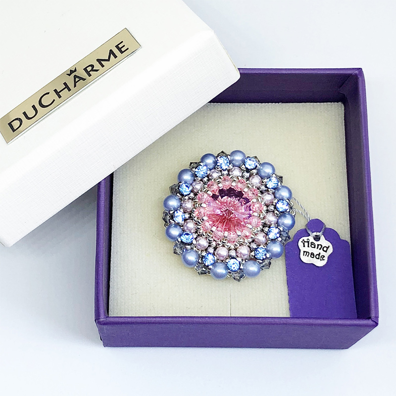 Брошь Ducharme Cinderella Dream Blue Sky Rose Изображение 4